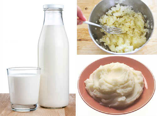 Những lưu ý khi sử dụng khoai tây và sữa tươi